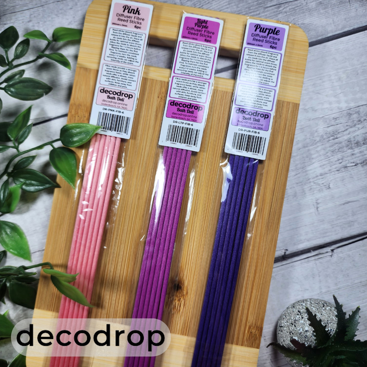 Light Purple Fibre Reed Sticks (6pcs)