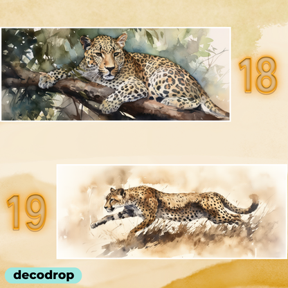 Safari Watercolour Mugs