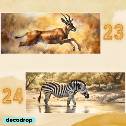 Safari Watercolour Mugs