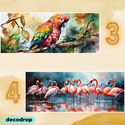 Safari Watercolour Mugs