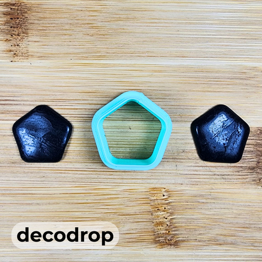 Chunky Pentagon Polymer Clay Cutter | 5–100mm | 28 Sizes