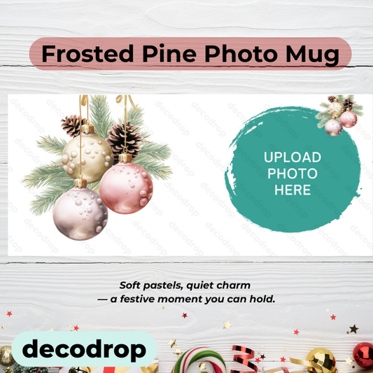 Frosted Pine Photo Mug