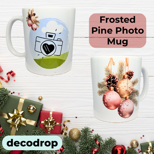 Frosted Pine Photo Mug