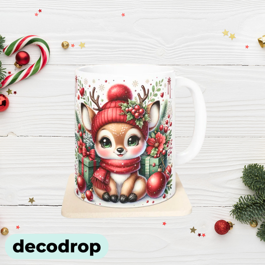 Jolly Little Reindeer Mug