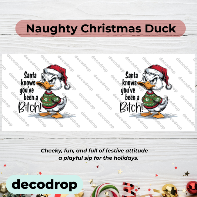 Naughty Christmas Duck