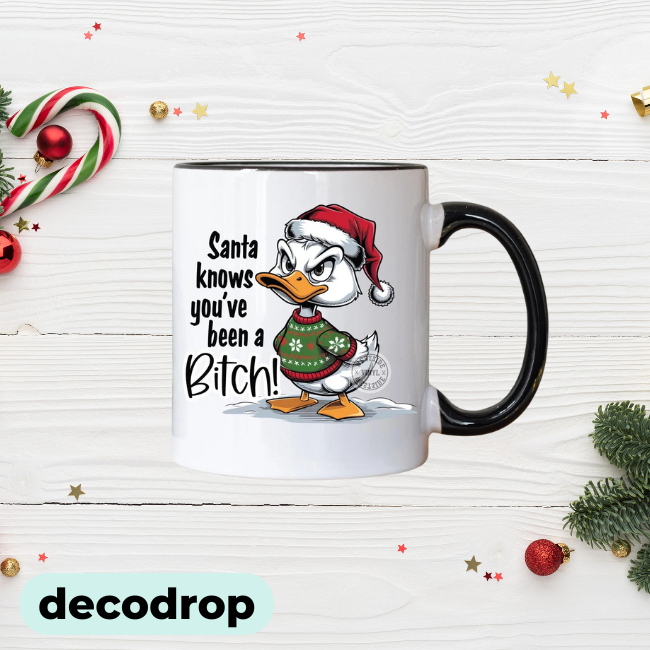 Naughty Christmas Duck