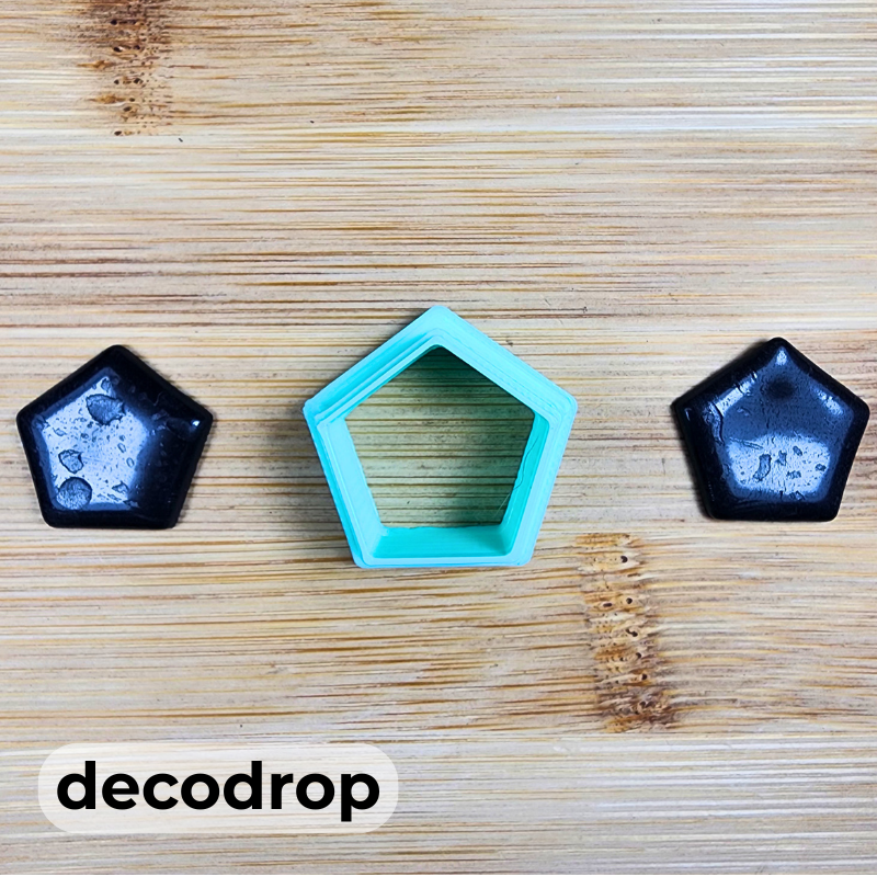 Pentagon Polymer Clay Cutter | 5–100mm | 28 Sizes