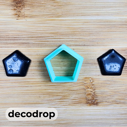 Pentagon Polymer Clay Cutter | 5–100mm | 28 Sizes